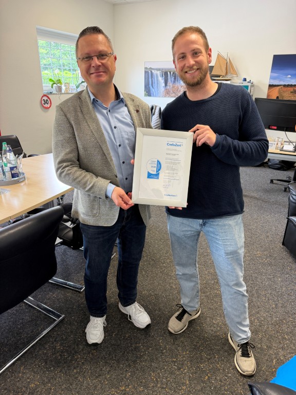 TechnoSoft Consulting GmbH – CrefoZert 2026 Zertifikatsübergabe